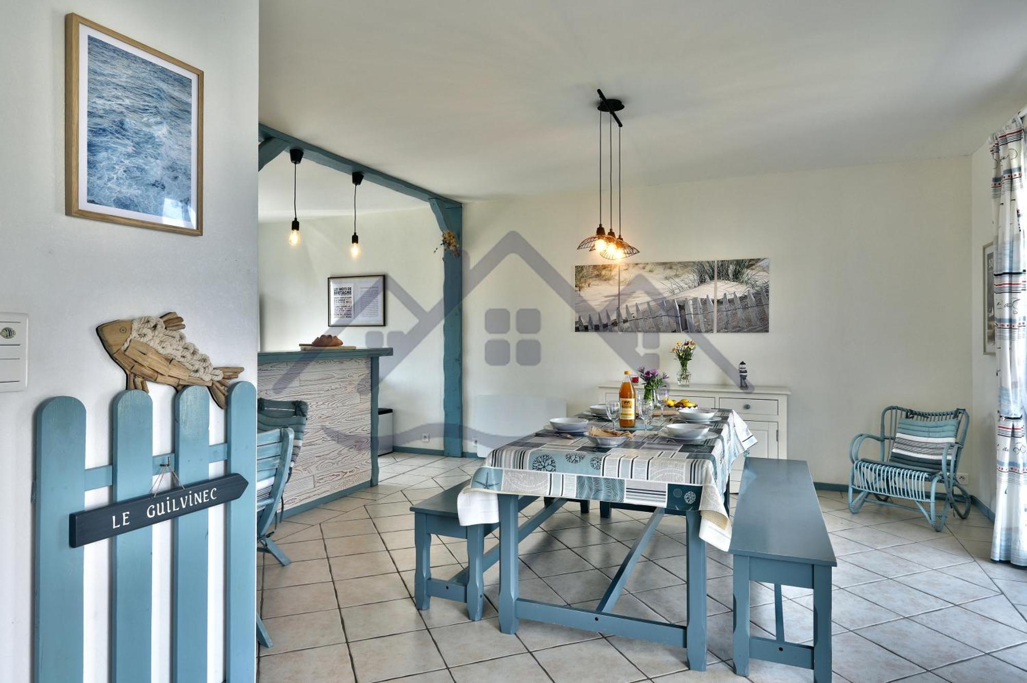 Localise - M3B - Souvenir Du Guil - Maison De Plain-Pied Avec Jardin Clos Au Guilvinec - Tout A Pied, Plages, Port, Centre, Commerces, Marche - Wif Inclus - Linge De Lit Inclus - Animaux Bienvenus Exteriér fotografie
